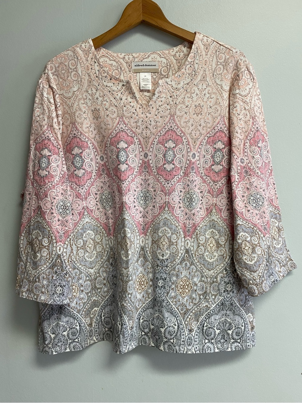 ALFRED DUNNER TOP - 2X